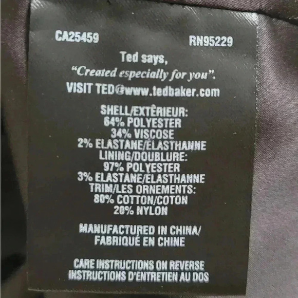 Ted Baker black lace dress - Picture 10 of 16